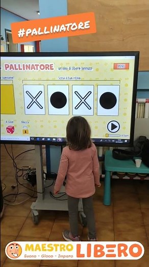 At school we use the Pallinatore: the software for making music with the Suoni e Silenzi® Method