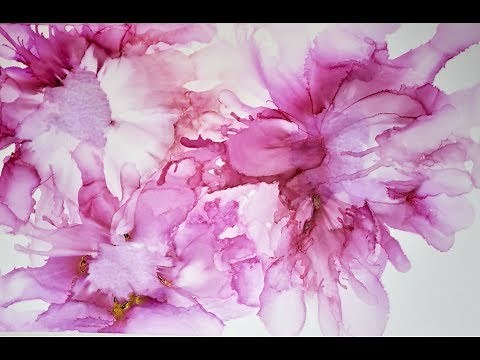 Pink Ladies: An alcohol ink tutorial