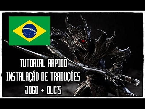TUTORIAL RÁPIDO / TESV SKYRIM INSTALAR AS TRADUÇÕES DO JOGO + DLC'S