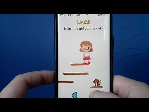 Brain Out Help little girl eat the cake