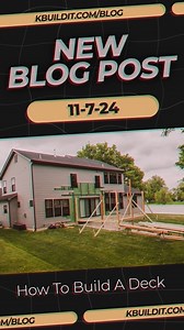 Have you ever wanted to build a custom deck of your own, but it seems too big or intimidating? This blog breaks down the process of building a deck into essential and manageable steps. www.kbuildit.com/blog/how-to-build-a-deck DREAM IT || DESIGN IT || KBUILD IT www.kbuildit.com | K-Build