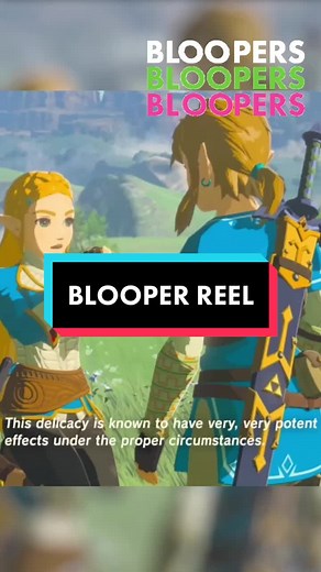 EAT THE FROG 🐸 (bloopers from our BOTW Story Dub, full video on YouTube!) #zelda #legendofzelda #fyp #breathofthewild #nintendo