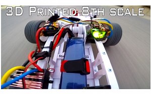 3D打印1:8无刷遥控车 第5部分（附STL下载地址 SketchUp 遥控车）如何在家打印遥控车【Scale Addiction】