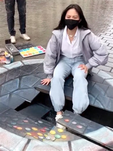 Creative Street Art Prank with Optical Illusions