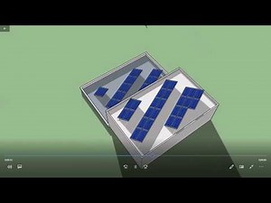 How to Make Animated 3 D video of Solar Panel Layout Using SketchUp