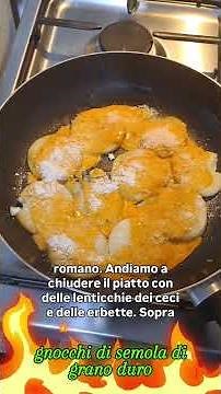 Gnocchi di Semola di Grano Duro al sugo Fantasia