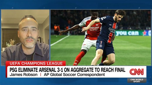 PSG eliminate Arsenal 3-1 on aggregate to reach final