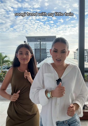 Had to do this one with her 🙈 #trend #dance #sister | dance videos