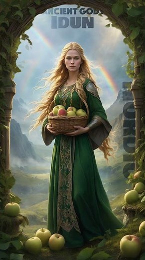 Idun - Norse Goddess of Youth and Immortality #NorseMythology #GoldenApples #AncientGods