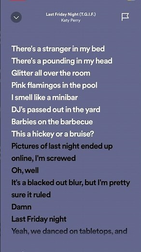 Katy Perry - Last Friday Night (TGIF) #hits #trending #spotifylyrics #tiktok #viralhits #katyperry