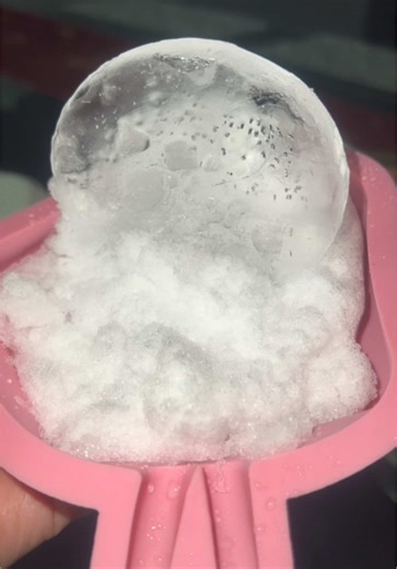 I made soft ice with my ice shaver machine ❄️ #ice #iceeating #icemachine #crunchy #asmr