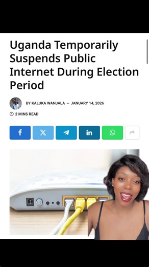 Internet Blackout in Uganda Elections: A Threat to Democracy