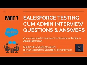 Part 7 of Top Salesforce Testing & Admin Interview Questions with Practical Answers #salesforce