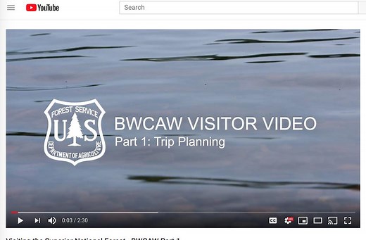 Boundary Waters Permits and BWCA Planning Information