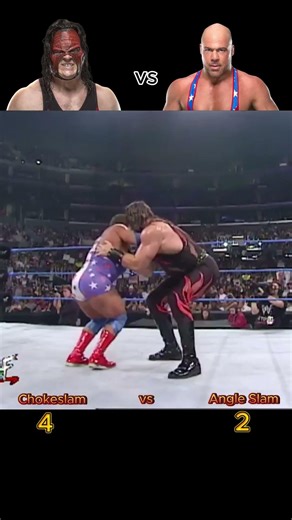 Chokeslam vs Angle Slam #wwe