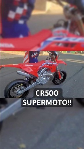 CR500 SUPERMOTO!! BUILT BY THE BEST! ⚙️🔧
