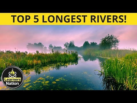 Top 5 Longest Rrivers In The World 🌍