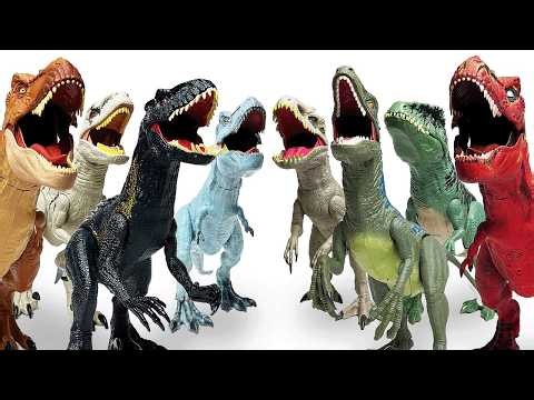 GIANT Unboxing Of ALL Super Colossal Figures | T-Rex, Velociraptor, Giganotosaurus and More!
