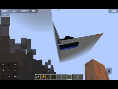 Playing Minecraft with Hbm's nuclear tech mod in mojolauncher.