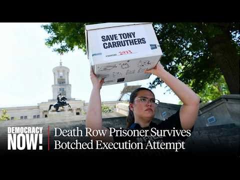 "He Was in Agony": Tennessee Issues 1-Year Stay for Tony Carruthers After Botched Execution Attempt