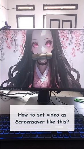 Windows 11 tips, set video as screensaver #windows #tutorial #shorts #windowscustomization