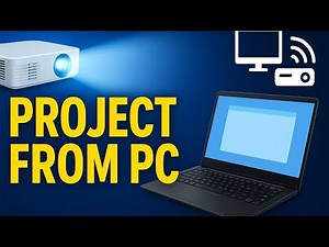 Project from your computer to a video projector
