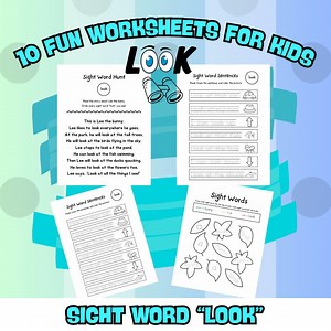 Pre-K Sight Word “LOOK”