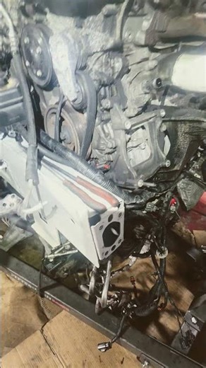 engine removal 09 gmc Arcadia lol #enginereplacement