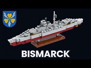 LEGO Battleship Bismarck MOC [1:1000] [269 Parts]