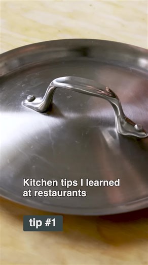 Cooking Tips on Instagram: "Kitchen Tips I Learned At Restaurants | Tip #1"