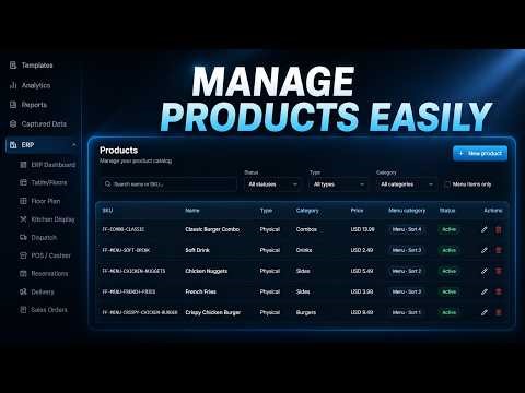 How to Manage Product Catalog in ERP Module | Add Products & Variants | BotHive CRM