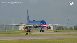 Boeing 757 lifts off for final flight