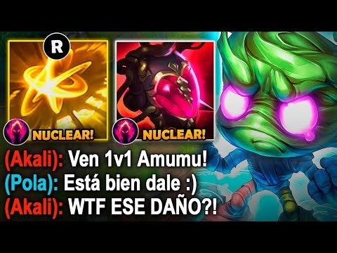 Amumu but full ap and each R takes away 100% of life