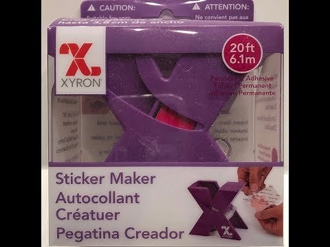Cool Things You Can Do With Xyron 1.5" Sticker Maker - Demo