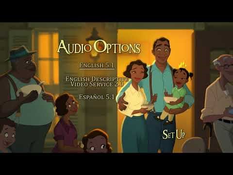 The Princess And The Frog 2010 DVD Menu Walkthrough