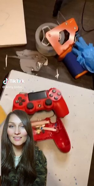 Disassembling a Gaming Controller with Creative Flair