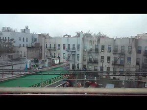 Downtown (3) train ride from Utica Avenue to New Lots Avenue