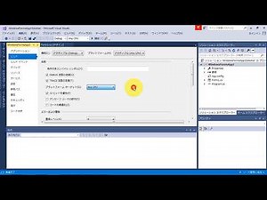 プロジェクトのオプション設定（ビルド用）by Visual Studio