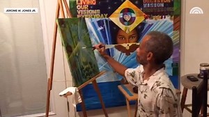 Like father, like son. These artists celebrate Black history and culture with paint brush and poetry. | Today Show