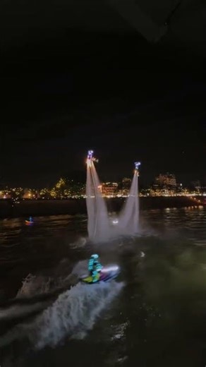 ការសម្តែង Jet skis Flyboard របស់ម្ចាស់កំណត់ត្រាពិភពលោក Guinness world record #flyboard #cambodia 🇰🇭