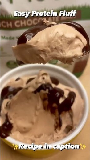 Easy Protein Fluff (Recipe below!) #protein #sugarfree