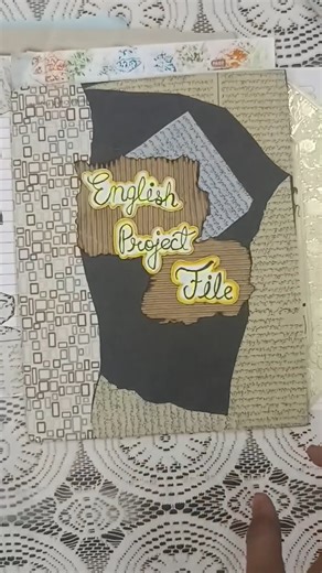 File page decorating ideas #project #file #shorts