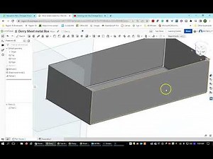 Sheet metal box Onshape