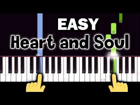 Heart and Soul - EASY Piano tutorial