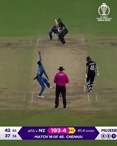 Nothing but boundaries 💪 All the best shots as New Zealand maintained their 100% record at #CWC23 🏏 #NZvAFG #Cricket #CricketReels | ICC - International Cricket Council