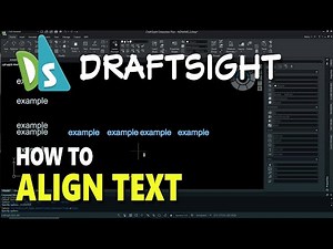Draftsight How To Align Text