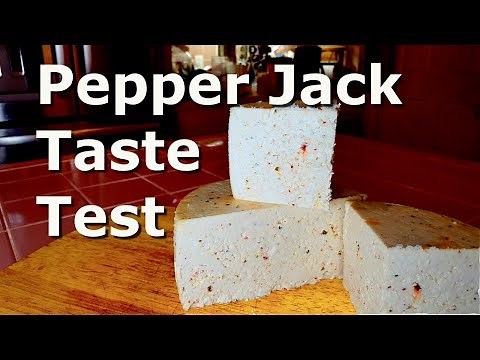 Homemade Pepper Jack Cheese Taste Test