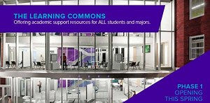 The NEW Curry College Learning Commons, featuring The Science and Research Center, is an innovative space designed for ALL students. PHASE I opening early in the Spring Semester. | Curry College