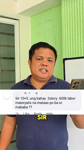 10 x 5 na dalawang palapag. 600k budget. Mataas ba o mababa? #tutorial #educationalcontent #architecture #engineering #constructionworker #skilledworkers #constructionlife #contractor #construction #houseconstruction #costestimating #budget #pakyawan | Florencio Jr Acal Calda