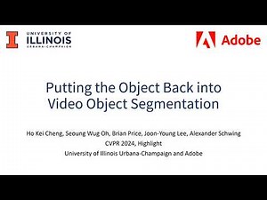 [CVPR 2024 Highlight] Putting the Object Back into Video Object Segmentation
